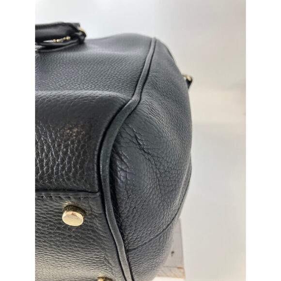 KATE SPADE LARGE BLACK PEBLED LEATHER WOMENS SHOULDER BAG - Picture 9 of 16